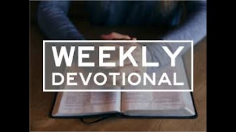 Weekly Devotional With Pastor Anthony, Proverbs 22:3