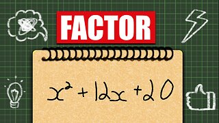 Factoring a polynomial with only positive coefficients