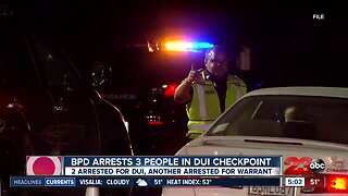 BPD DUI checkpoint results