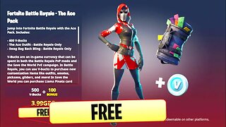 How To DOWNLOAD "The ACE STARTER PACK" for FREE! How to Get NEW FREE Ace Skin! (Fortnite Ace Pack 3)