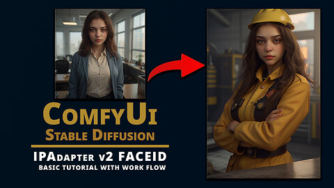 ComfyUi IPAdapter plus V2 FaceID Beginner's Tutorial