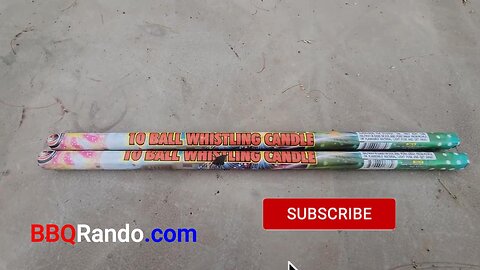 10 Ball Whistling Candle - Dominator Fireworks
