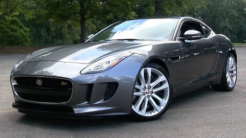 2016 Jaguar F-Type S Coupe (6-spd manual) Start Up, Road Test, and In Depth Review