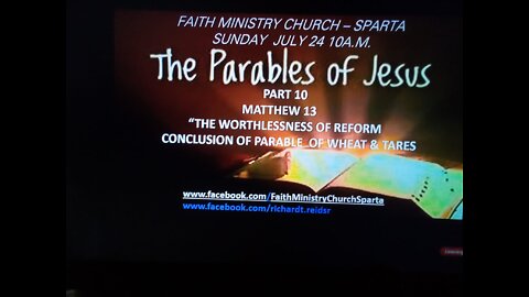The Parables of Jesus | Pt. 10 | July 24, 2022