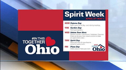 Gov. DeWine announces virtual spirit week in Ohio, kicking off Monday with Pajama Day