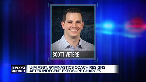 U-M Assistant gymnastics coach resigns after indecent exposure charges