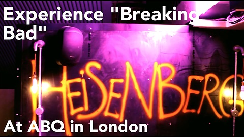Amazing Breaking Bad Themed Bar in London!