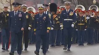 Beginning of the 2017 inaugural parade