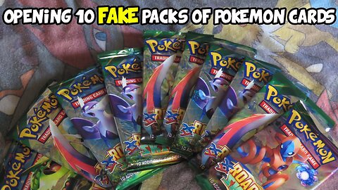 Opening 10 FAKE Packs of Pokemon Cards! - ABrandonToThePast