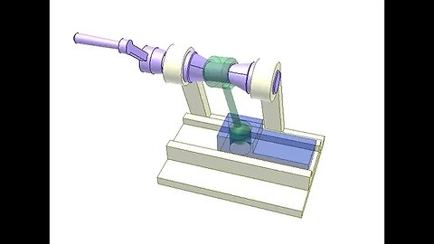 3341 Spatial slider crank mechanism 3