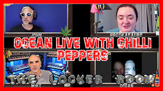 The Locker Room - Live - Party Cast - Ocean is live with the Chili peppers - w host Brooke