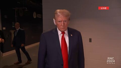 President trumps first appearance since the evil assassination inside job attempt.