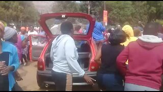 SOUTH AFRICA - Pretoria - Gomorrah Informal Settlement Protest (video) (qRw)