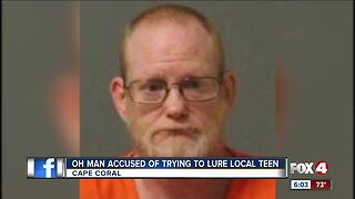 Ohio man accused of attempting to lure child out of state