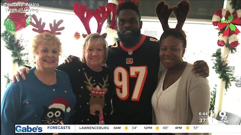 Nominate a frontline worker to receive surprise from Cincinnati Bengals player Geno Atkins