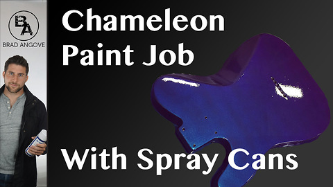 How to do a chameleon paint job with spray cans
