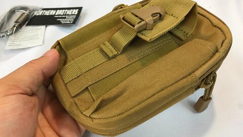 EDC Molle Waist Pack Hiking Pouch Case Review