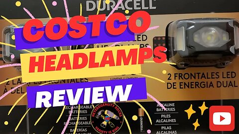 Costco headlamp light review. How did they fair? #headlamps #costco #review
