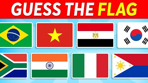 🚩 Guess the Country by the Flag 🌍 | World Flags Quiz 🧠🤯