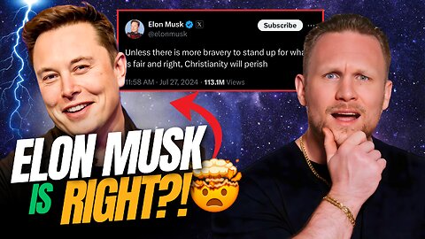 Elon Musk Said Christianity Will Perish Unless THIS Happens!