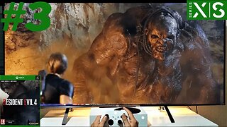 RESIDENT EVIL 4 Remake no Xbox Series S - Parte 3: EL GIGANTE FACINHO COM DOGUINHO!! PTBR