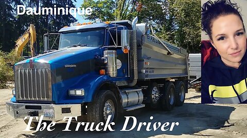 Follow me and watch me navigated the dump truck & construction industry. (Female dump truck driver)