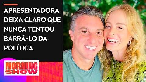 Angélica revela medo de candidatura de Luciano Huck à Presidência