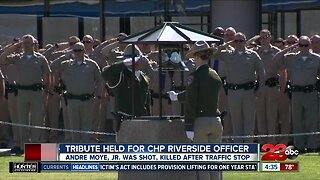 Tribute held for CHP Riverside officer shot and killed during traffic stop