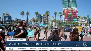 Virtual Comic-Con begins today