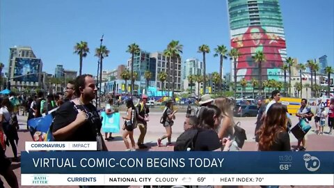 Virtual Comic-Con begins today