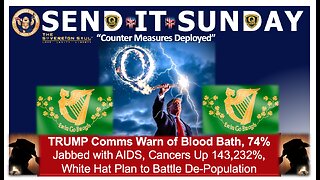 WWG1WGA ☘️ TRUMP WARNS of [DS] BloodBath, Govt admits 74% Jabbed with AIDS, Cancers up 143,232%