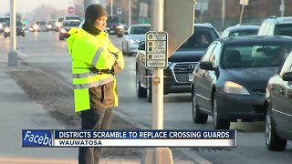 School districts scramble to replace crossing guards