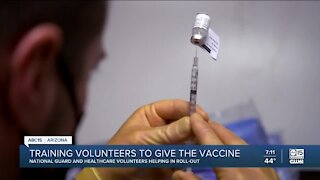 National Guard helping with training volunteers to give COVID-19 vaccine