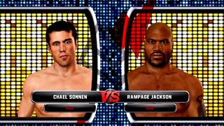 UFC Undisputed 3 Gameplay Rampage Jackson vs Chael Sonnen (Pride)