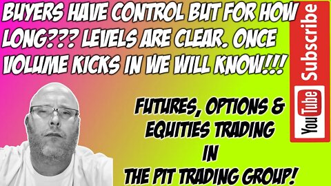 Buyers In Control For Now - ES NQ Futures Premarket Trade Plan - The Pit Futures Trading