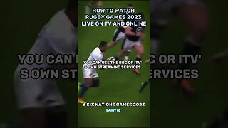 How to watch Six Nations 2023 Live on TV & online #rugby #2023 #sixnations #games #champion #shorts