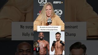 No surprise Jon Jones still dominant | Holly Holm on Heavyweight Champ | #UFC #MMA