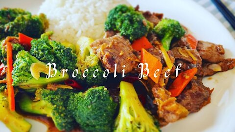 Broccoli Beef 牛肉炒花椰菜
