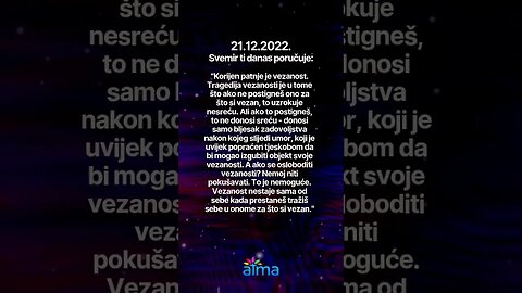 Poruka Svemira 21.12.2022. 💙