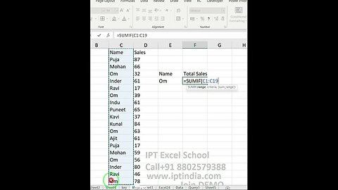 SUMIF | sumifs, | sumif function | excel sumif #SHORT #msexcelmicrosoft excel,excel,excel tutorial