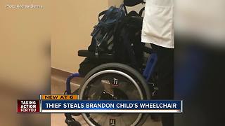 6-year-old boy's wheelchair returned after being mistakenly taken from Brandon driveway