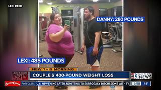 Couple shares 400 pound weight loss