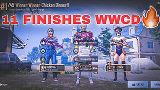 3 Man WWCD without IGL 🥵 • 11 Finishes Domination in Upthrust Tournament 🇮🇳 • Bgmi