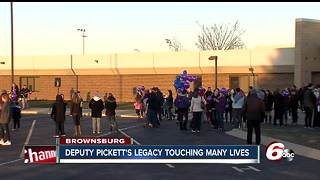 Brownsburg honors Deputy Pickett's life