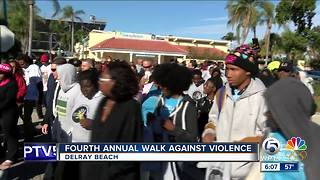 Walk Against Violence held in Delray Beach