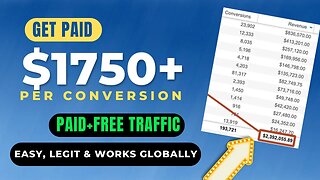 GET PAID $1750+ Per Conversion, Make Money Online 2023, Affiliate Marketing, ClickBank
