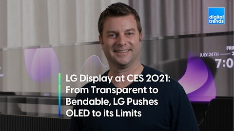 From Bendable Gaming Monitor to Transparent TV, LG pushes OLED to its limits