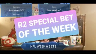 NFL WEEK 6 Picks A.T.S. and prop bets: R2 special bet of the week you won't want to miss!