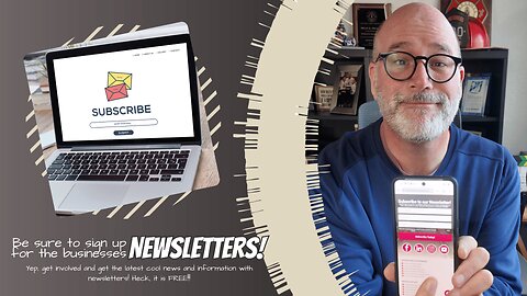 A great way to support a small business is to sign up for their newsletter!