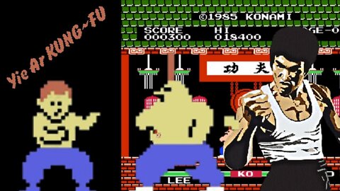 How Many Can You Beat? 1985 Yie Ar Kung-Fu Arcade Game. No Commentary Gameplay. | Piso games